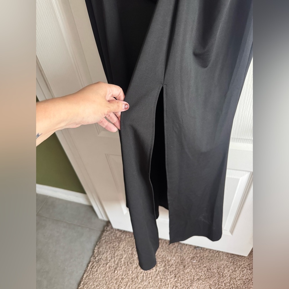 Elegant Black Evening Gown size 1X NWT - Picture 11 of 13